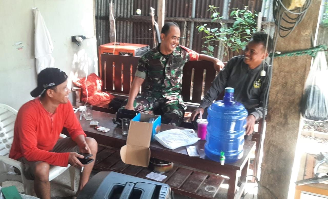 Babinsa Koramil 420-08/Tabir Gelar Komunikasi Sosial Bersama Warga Desa Gading Jaya