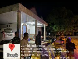 Komsos Malam , Koramil 420-07/Sungai Manau Pererat Silaturahmi bersama masyarakat