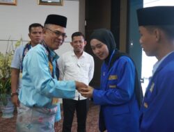 Bupati merangin membuka Pelatihan Kader Lanjut Ke-V PC PMII Merangin