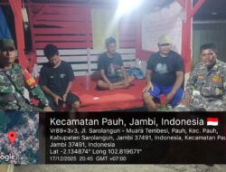 Koramil 420-03/Pauh Tingkatkan Keamanan Wilayah Melalui Patroli dan Komsos Malam