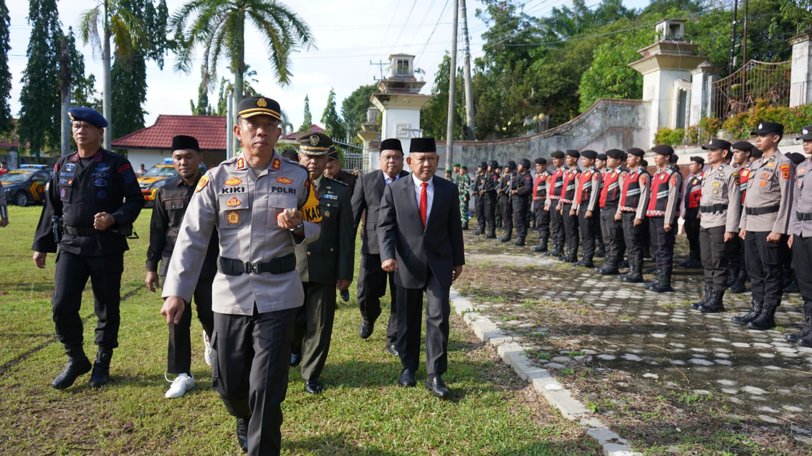 Pastikan Nataru Aman, Pemkab dan Polres Merangin Gelar Apel Pasukan Operasi Lilin 2025