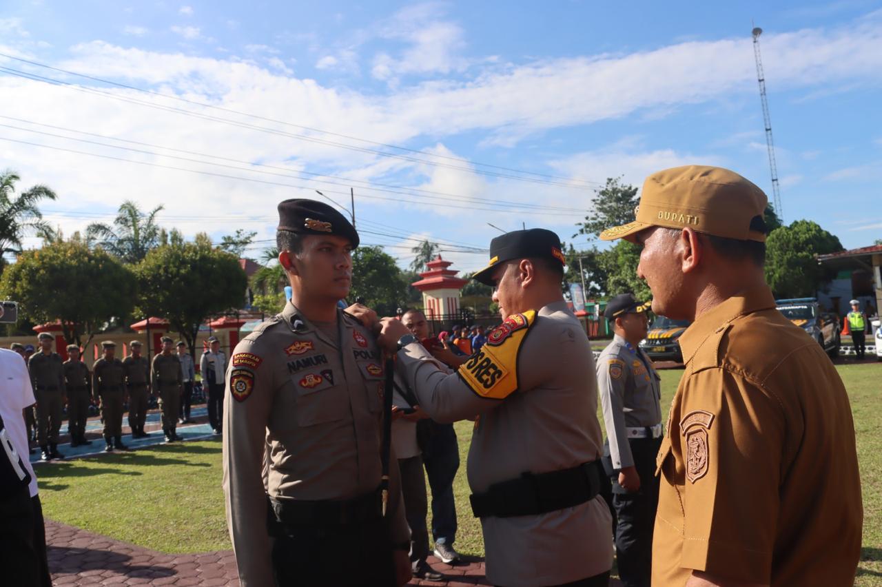 Bupati Sarolangun dan Kapolres Pimpin Apel Gelar Pasukan Ops Kepolisian Terpusat ‘Lilin 2025
