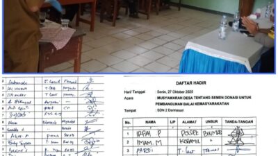 BPD dan Tokoh Darmasari Angkat Bicara, Terkait adanya Polemik Semen Donasi