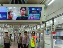 Kapolsek Rangkasbitung Polres Lebak Pimpin Apel Pagi Di Depan Stasiun KAI Rangkasbitung PAM Nataru 2025-2026