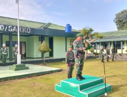 Upacara Mingguan Kodim 0420/Sarko Berlangsung Khidmat, Tunjukan Kedisiplinan Prajurit