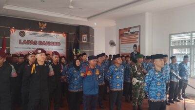 Provos Kodim 0420/Sarko Hadiri Apel Kesiapsiagaan NATAL dan TAHUN BARU 2026 Di lapas Bangko 