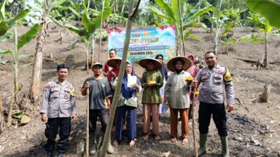 Bhabinkamtibmas Polsek Cimarga Polres Lebak Bersama Petani Melaksanakan Penanaman Jagung Bhabinkamtibmas Polsek Cimarga Polres Lebak Bersama Petani Melaksanakan Penanaman Jagung