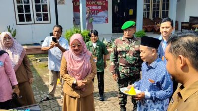 Babinsa Sunyaragi Hadiri dan Monitor Grand Opening Gerai Sembako Koperasi Merah Putih
