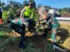 Danramil Sambirejo Ikuti Kegiatan Penanaman Pohon Guna Penanggulangan Bencana oleh Polres Sragen