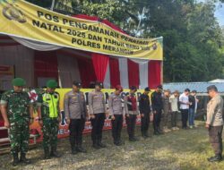 Pos Ops Nataru 2025 Pasar Bawah Bangko Berjalan Aman dan Kondusif