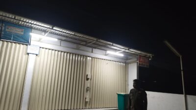 Anggota Polsek Leuwidamar Polres Lebak, Patroli Malam Hari Guna Mencegah Gangguan Kamtibmas.