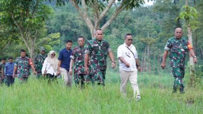 Kasdim 0808/Blitar Dampingi Danrem 081/DSJ, Tinjau Lokasi TMMD Ke 127 TA. 2026 Di Kab. Blitar