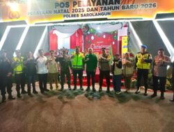 Pastikan Ibadah Natal di Sarolangun Aman, Bupati, Kapolres dan Forkopimda Naik Motor Kunjungi Gereja.