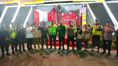 Pastikan Ibadah Natal di Sarolangun Aman, Bupati, Kapolres dan Forkopimda Naik Motor Kunjungi Gereja.