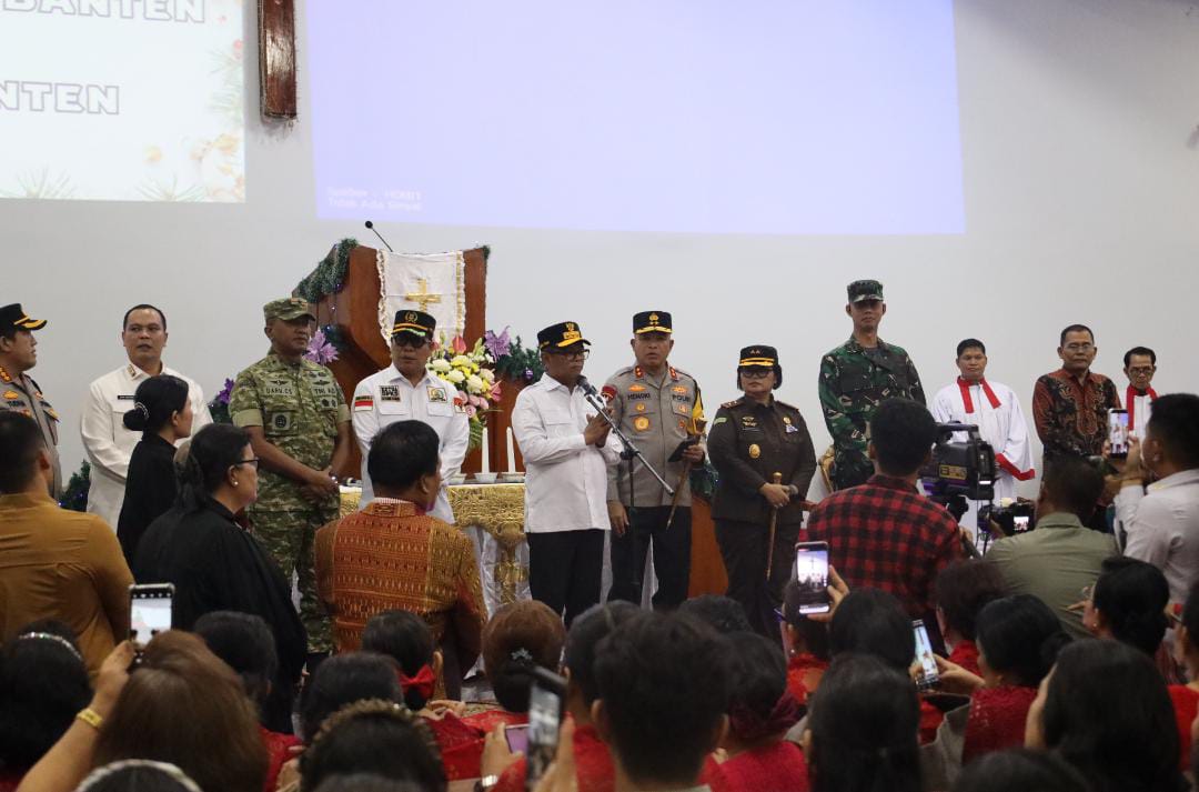 Pastikan Ibadah Natal Aman, Polda Banten Bersama Forkopimda Cek Gereja di Serang