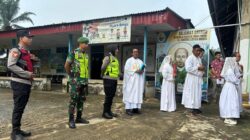 Tunjukkan Komitmen, Koramil 420-09/Bangko turut dalam pelaksanaan tugas pengamanan di Pos Nataru TA 2025.