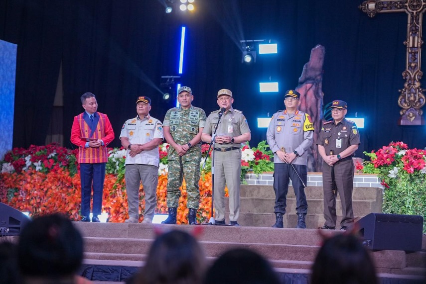 Forkopimko Jakarta Utara Kunjungi GBI Mawar Saron Untuk Memastikan Keamanan Perayaan Natal 2025