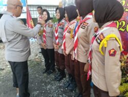 Kapolres Serang AKBP Condro Sasongko Melakukan Peninjauan Pospam Nataru.