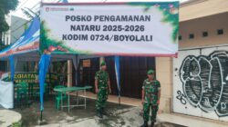 Kodim 0724/Boyolali Siagakan Seluruh Personel dan Dirikan Pospam Pastikan Nataru 2025–2026 Aman dan Kondusif