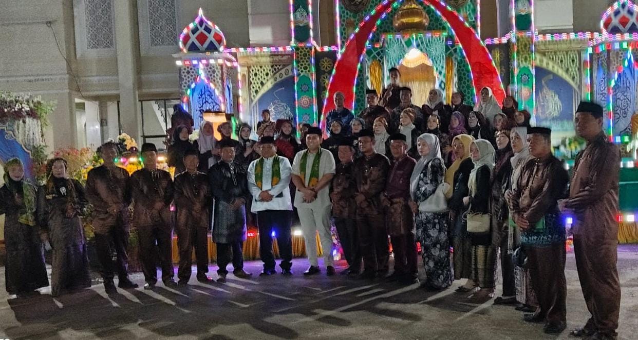 H M Syukur: MTQ Tingkat Kelurahan Pamenang Bagai Tingkat Provinsi Dibuka Bupati Merangin di yg Halaman Masjid Subulus Salam