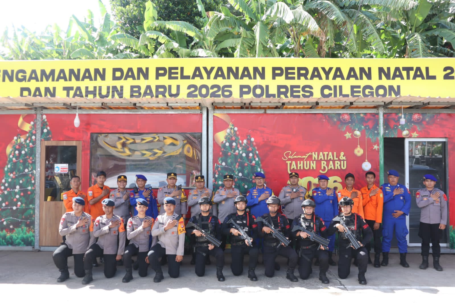 Operasi Lilin Maung 2025, Wakapolda Banten Cek Kesiapan Pos Pengamanan Pelabuhan Merak