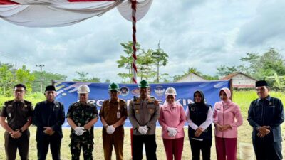 Groundbreaking SPPG di Pelawan Jaya, Pemkab Sarolangun Apresiasi Peran Nyata Polres Sarolangun Bantu Percepatan Program MBG di Sarolangun