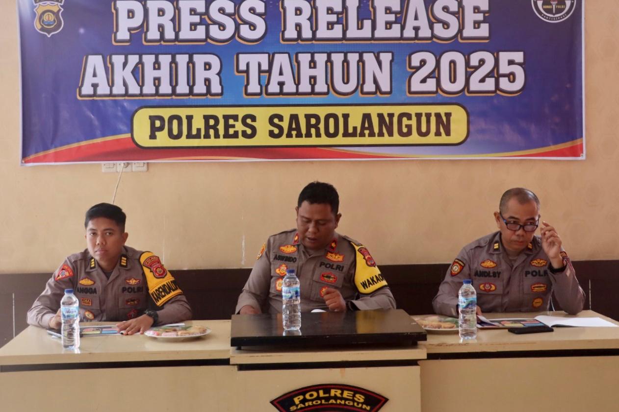Capaian Akhir Tahun: Polres Sarolangun Ungkap 442 Kasus Kejahatan dan Narkoba Sepanjang 2025.