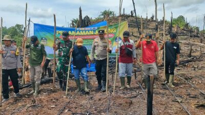 Babinsa Koramil 420-07/Sei Manau Dukung Penuh Penanaman Jagung di Desa Air Batu
