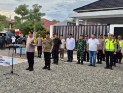 Ratusan Personel Gabungan Siaga, Polres Sarolangun Gelar Apel Pengamanan Malam Tahun Baru 2026.