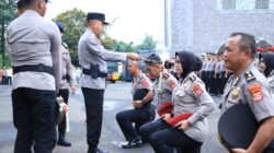 278 Personel Polda Banten Laksanakan Upacara Korps Raport Kenaikan Pangkat