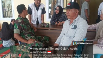 Tiga desa di kecamatan timang gajah kabupaten bener meriah kini mengungsi