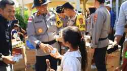 Pascapanik Aktivitas Gunung Burni Telong, Kapolres Bener Meriah Dampingi Kapolda Aceh Kunjungi Pengungsian Warga