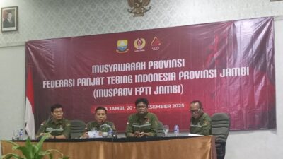 Bambang Irawadi. SH. Pimpin Federasi Panjat Tebing Indonesia Provinsi ” FPTI ” Provinsi Jambi