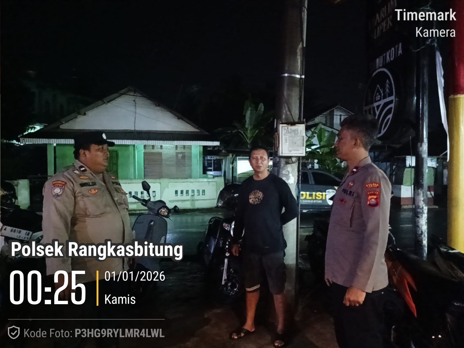 Kapolsek Rangkasbitung Imbau Warga Tidak Nyalakan Petasan dan Kembang Api Saat Tahun Baru 2026