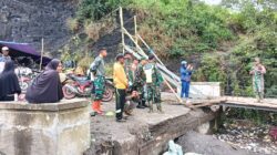 Dandim 0106/Aceh Tengah Tinjau  Jembatan Gantung Yang Akan Di Bangun.
