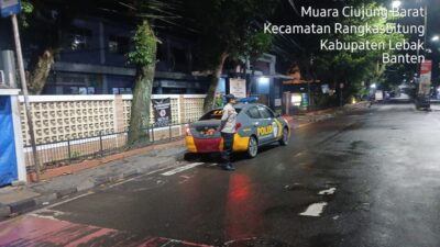 Antisipasi Gangguan Kamtibmas,Kspkt I Polsek Rangkasbitung Polres Lebak Melaksanakan Giat Patroli Dialogis