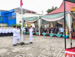 Pasiter Kodim 0420/Sarko Hadiri Upacara Peringatan Hari Amal Bhakti Kemenag RI ke-80 di Merangin