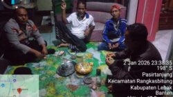 Personil Polsek Rangkasbitung Polres Lebak Giat Patroli Dialogis Ke Pemukiman dan Sambangi Warga Masyarakat
