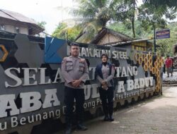 Pantau Situasi Dan Berikan Keamanan, Personil Polsek Leuwidamar Polres Lebak Giat Patroli Wisata Baduy