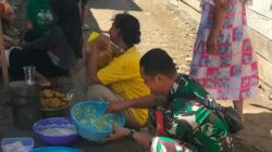 Kegiatan Masak-Memask Jadi Ajang Komsos Babinsa