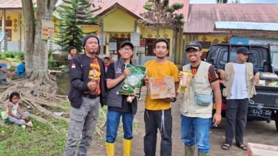 pemuda Pancasila Bener meriah Bergerak cepat menggalang dan menyalurkan  bantuan Pasca Bencana
