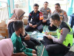 Polres Aceh Tengah Hadirkan Layanan Kesehatan dan Bantuan Alat Tulis bagi Anak-anak di Posko Pengungsian
