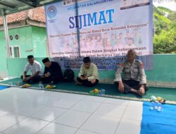 Personil Polsek Rangkasbitung Polres Lebak Hadiri Pengajian Rutin Bulanan di Kecamatan Kalanganyar