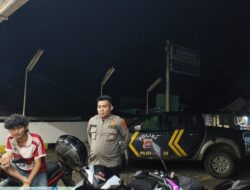 Kanit Binmas dan anggota melaksanakan Patroli C3 di Wilkum Polsek Leuwidamar