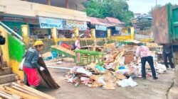 Bupati H M Syukur Terus Tata Pasar Bawah Bangko Giliran sebanyak 11 Kios Buah Resmi Dipindahkan ke Lokasi Baru