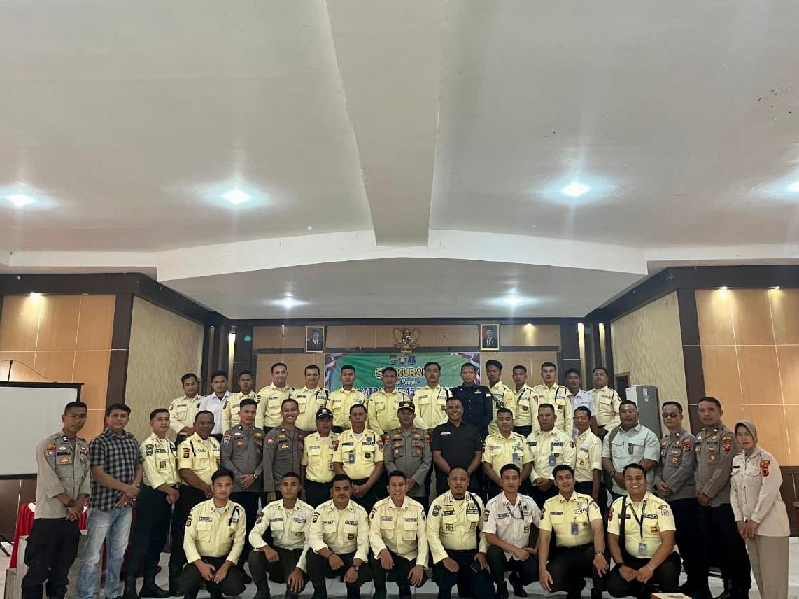 Polres Sarolangun Gelar Syukuran HUT Satpam ke-45, Perkuat Sinergi Jaga Kamtibmas.