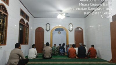 Kanit Samapta Polsek Rangkasbitung Polres Lebak Giat Suling Sekaligus Silaturahmi Dengan Tokoh Agama