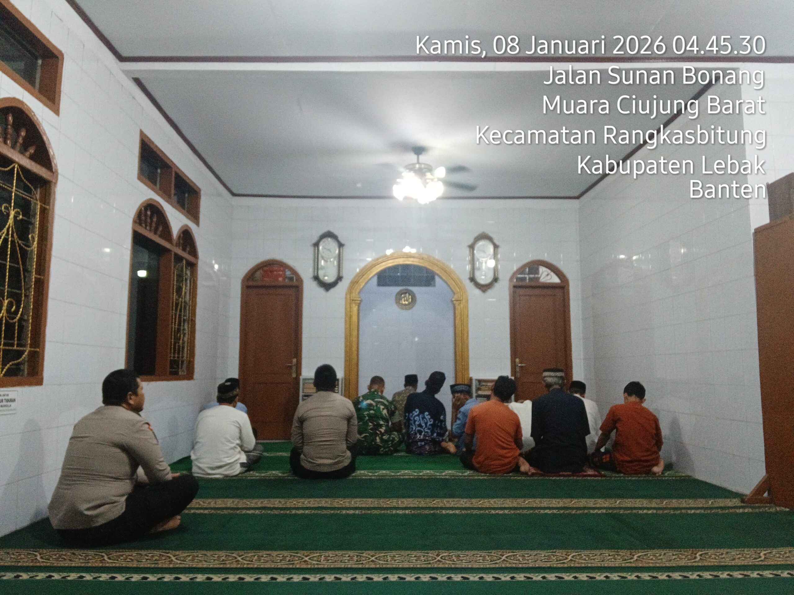 Kanit Samapta Polsek Rangkasbitung Polres Lebak Giat Suling Sekaligus Silaturahmi Dengan Tokoh Agama