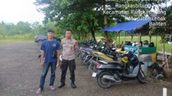 KSPKT I Polsek Rangkasbitung Polres Lebak Cek Parkiran Obyek Wisata Kolam Renang KSPKT I Polsek Rangkasbitung Polres Lebak Cek Parkiran Obyek Wisata Kolam Renang