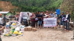 Camat LabuhanHaji Barat Salurkan Bantuan Logistik ke Desa Uning Mas, Pintu Rime Gayo